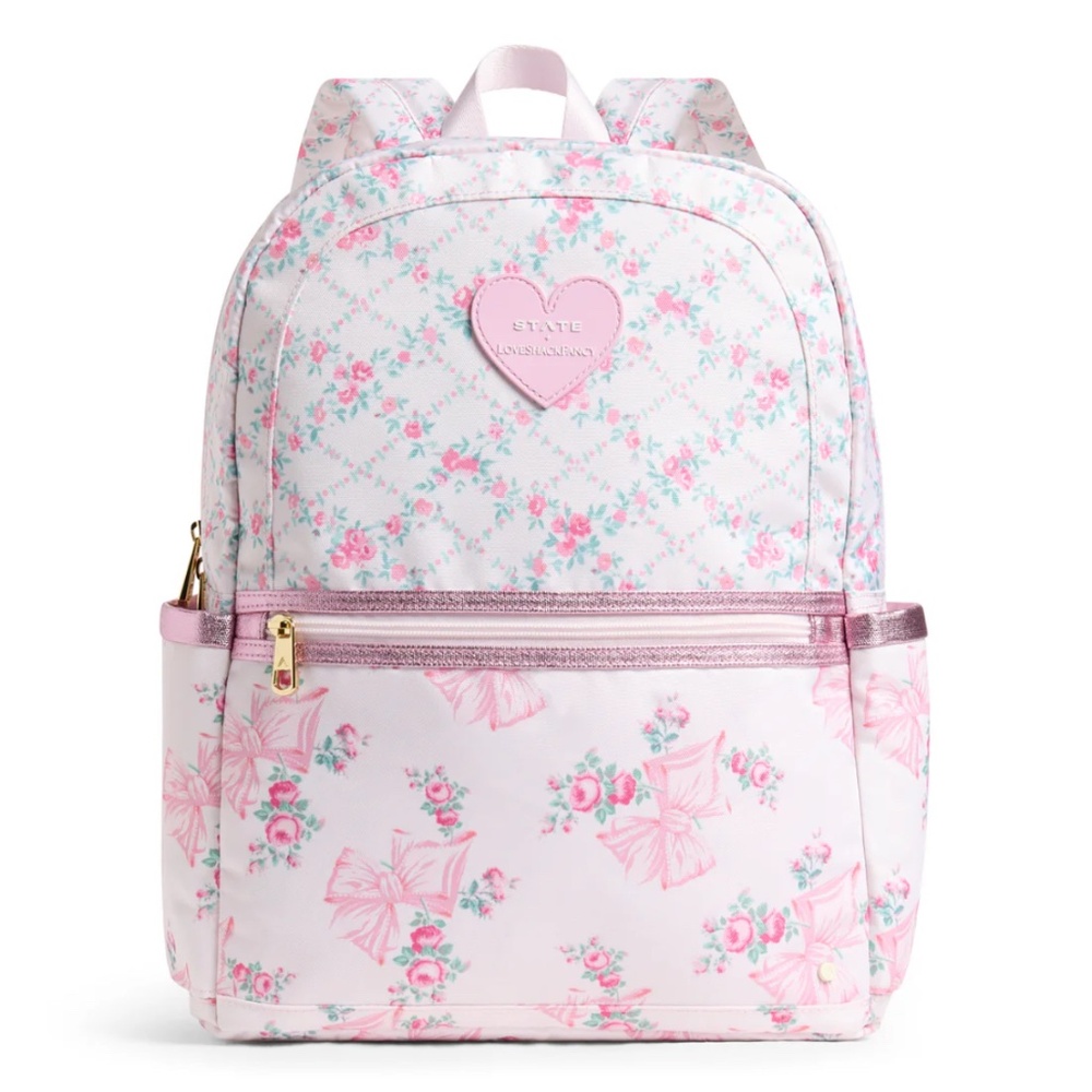 STATE X LoveShackFancy Kane Double Pocket Backpack